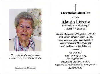 Aloisia Lorenz