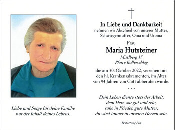Maria Hutsteiner