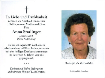  Anna Starlinger