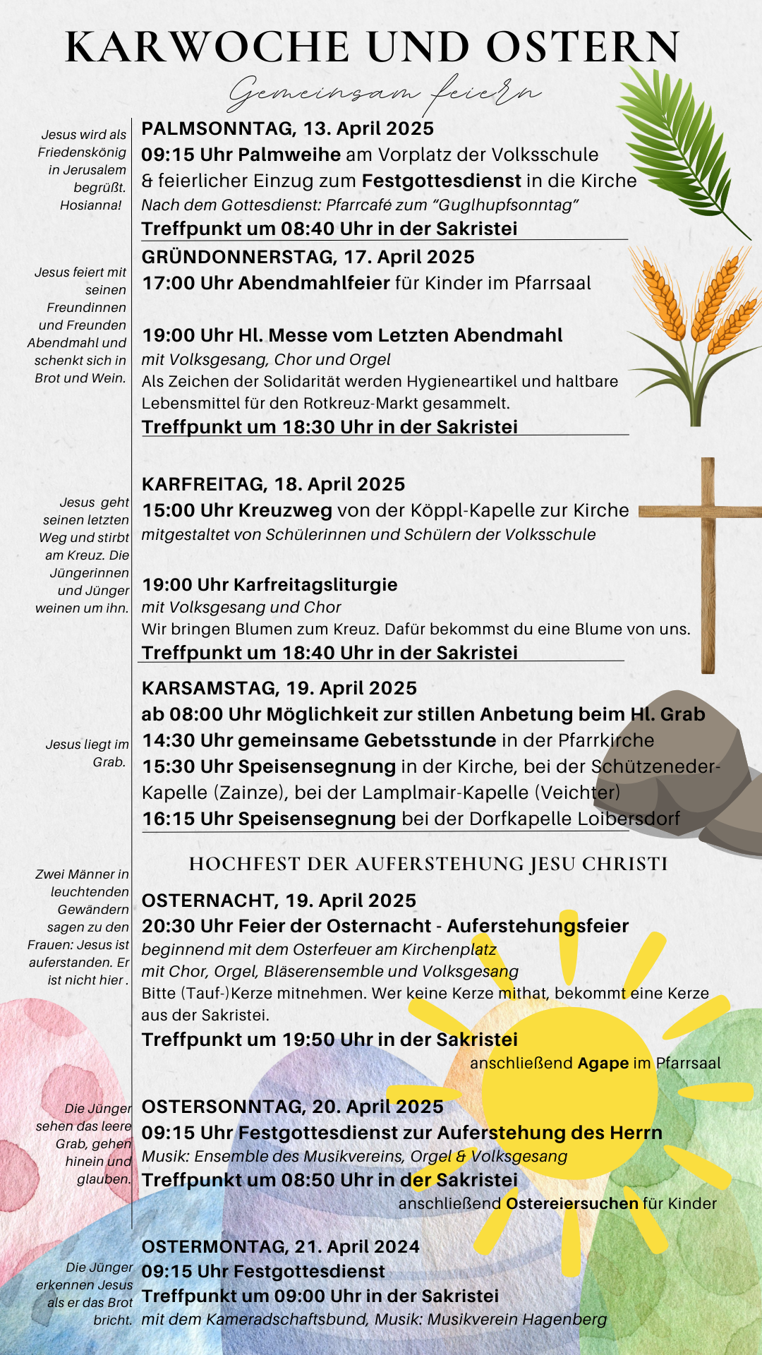 Karwoche & Ostern