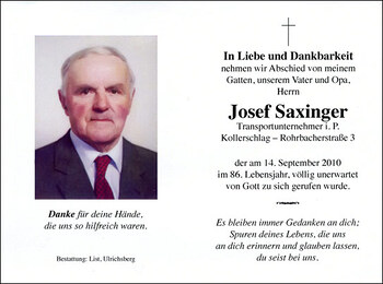 Josef Saxinger