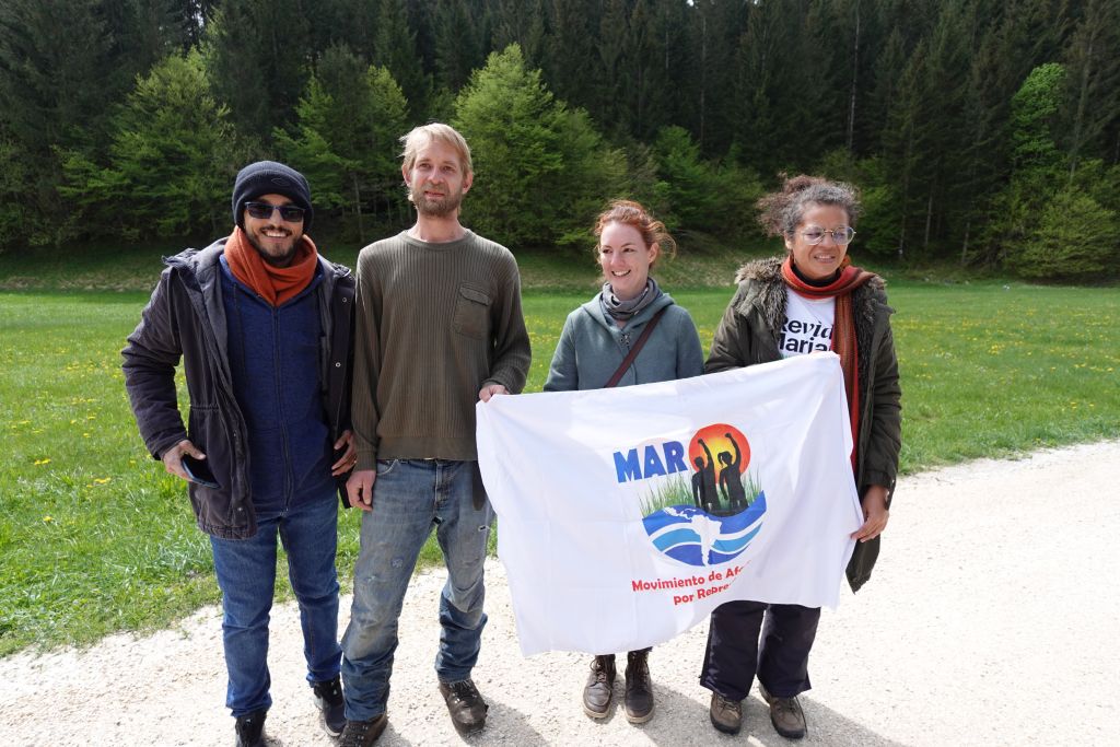 Mit Aktivist:innen der Initiative Pro Natur Steyrtal