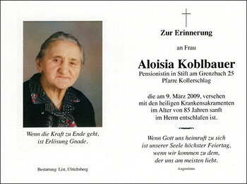 Aloisia Koblbauer