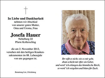  Josefa Hauer